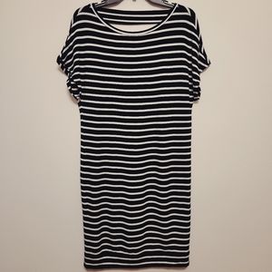 GAP Classic Striped Cutout Mini Dress